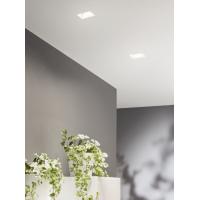 Ondaluce OTF0022B Gibò Square Recessed Spotlight GU10 Matt White