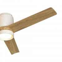 Mantra 9479 Ceramica - Ventilatore da soffitto LED 3 pale bianco ceramica-legno
