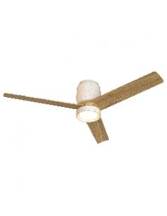 Mantra 9479 Ceramica - Ventilatore da soffitto LED 3 pale bianco ceramica-legno