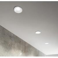 Ideal Lux 192314 Game Trim Round Faretto da incasso LED 11W 3000K Nero