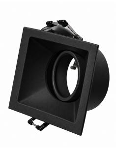 Mantra C0165 Faretto ad incasso GU10 quadrato nero 2