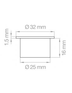 LAMPO Lighting TC04M/BI/BN recessed Spotlight White 1W LED 60° 2