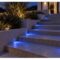 LAMPO Lighting CRISLED/BL Faretto da incasso LED Acciaio Luce Blu