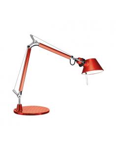 Artemide A011810 Tolomeo Micro Tavolo Halo Rosso Anodizzato