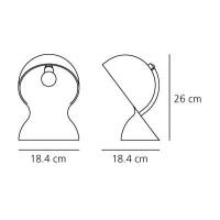 Artemide 1466000A Table Lamp Dalù White