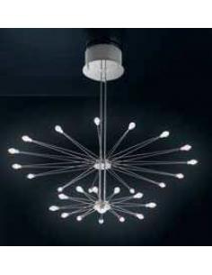 ELETTRA CHANDELIER, 24 LIGHTS WITH BULBS