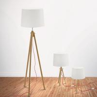 Ideal Lux 089805 York PT1 Lampada da Terra In Legno