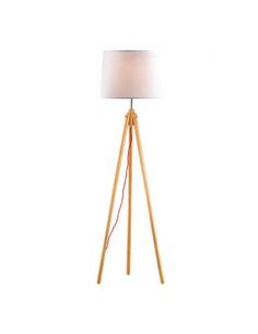 Ideal Lux 089805 York PT1 Floor Lamp In Wood