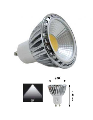 Luce Più DIKLED5WDIM/BF Lampadina Led Dimmerabile GU10 5W 6400K 50x57mm