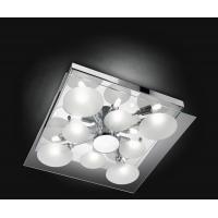 CEILING light with FROSTED GLASS AND TRANSPARENT 35x35cm