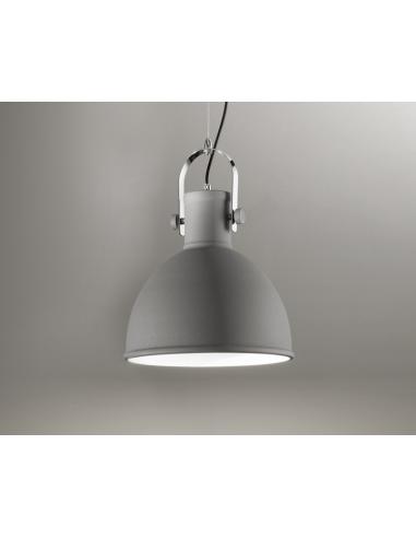 SOSPENSIONE IN METALLO VERNICIATO COLORE GRIGIO