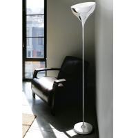 FLOOR LAMP IN METAL POLISHED CHROME WITH DICHROIC ADJUSTABLE