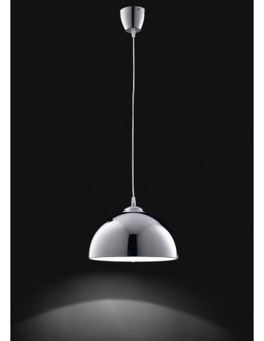 SUSPENSION, METAL-POLISHED CHROME