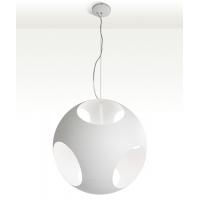 SUSPENSION BALL PAINTED METAL COLOR, WHITE