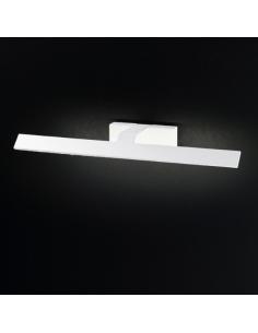 APPLIQUE IN PAINTED METAL COLOUR WHITE L53cm