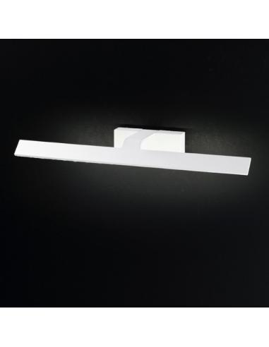 APPLIQUE IN METALLO VERNICIATO COLORE BIANCO L53cm