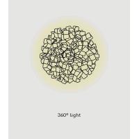 Slamp CLI78PLF0003F_000 Clizia Grande Lampada da Parete / Soffitto Fumé