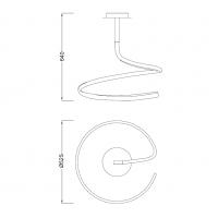 The NUR ceiling lamp 2400lm