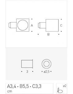 The TWINS LED 1W 350mA 6100K IP65 2