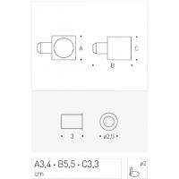 TWINS LED 1W 350mA 6100K IP65