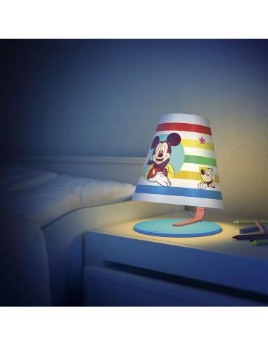 Table Lamp With Integrated Led Mickey Mouse, Mickey Mouse Table Lamp