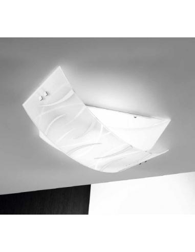 AGNES Ceiling light with a white middle