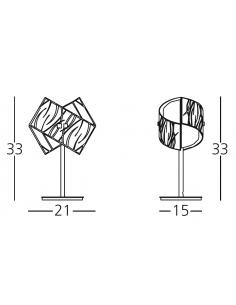 AGNES table lamp white