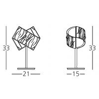 AGNES table lamp white