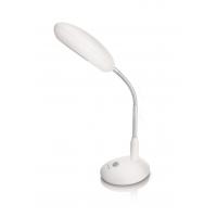 DeskLight table Lamp in synthetic material and white metal 35cm