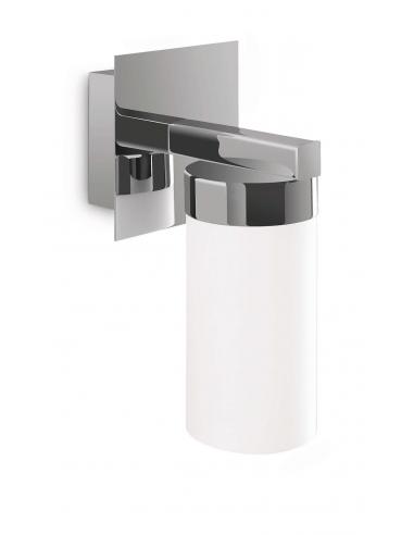 Aloe - Lampada da parete cromo e cilindro in vetro