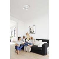 Star - LM Lampada da soffitto 3 spot LED alluminio bianco