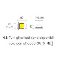 0022 Faretto spot ad incasso basico