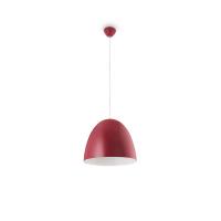 Hever - Suspension dome red metal diam. 35 cm