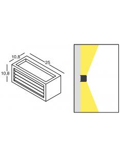 Gea Luce GES 310 Wall Lamp Outdoor Anthracite 2