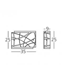 NEREIDE plafoniera piccola 2