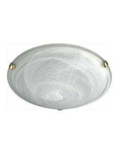Zara - Lampada da soffitto in vetro alabastro bianco D40