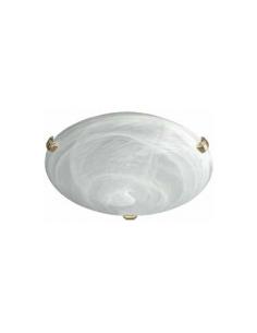 Zara - Lampada da soffitto in vetro alabastro bianco D30