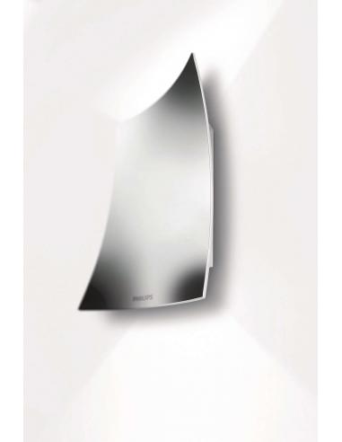 FEUILLE Lampada da parete vela in alluminio cromato High PowerLED