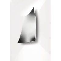 FEUILLE Lampada da parete vela in alluminio cromato High PowerLED