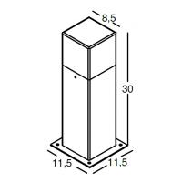 Gea Luce GES421 Outdoor Floor Lamp Rust