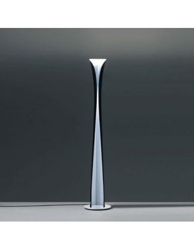 Artemide 1361010A Cadmo Lampada da Terra Led Nero/Bianco
