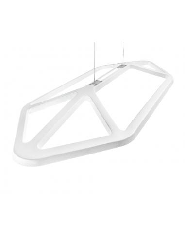 AKI S LED 40W LEGNO OKUME VERNICIATA BIANCO