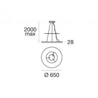 Kyklos, LED pendant