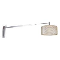 Marchetti Ultraluce FIBRA .PA .OR Fibra Pa/Or Arm Lamp Glass lampshade