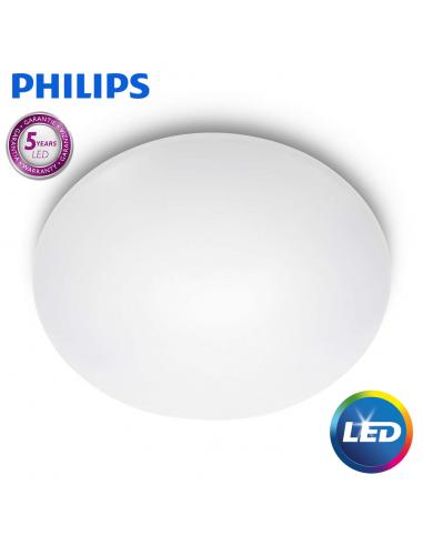 Philips 318033116 Suede Lamp Ceiling Led Integrated Round 50 - Ceiling Lights Led Round