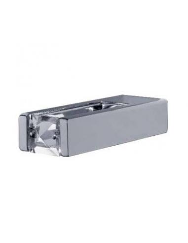 Marchetti 056.301.01.03.B Lyra polished nickel crystal spotlight