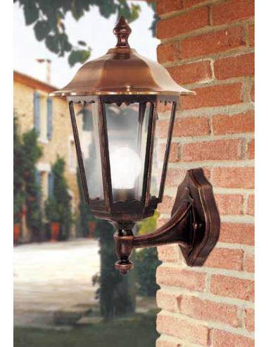 Applique per esterni DOWN nero/ramato cappello rame