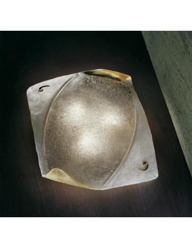 Firenze, lampada da parete foglia oro