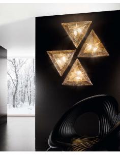 Sylcom 1171/42 D GRA Memmo Lampada da Soffitto / Parete Ø42cm Murano 2