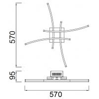SURF ceiling light